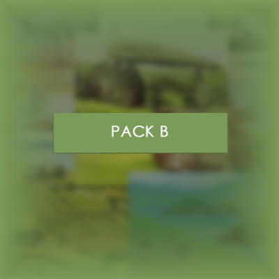 Pack B - 12 cards - South Wales - Gower - Brecon Beacons - South Wales - Carmarthenshire